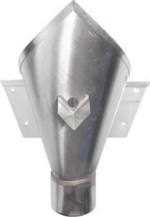 Rheinzink vergaarbak 80MM Trechter 1640000900